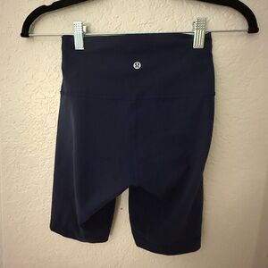 lululemon athletica Women's Blue Bike Shorts
